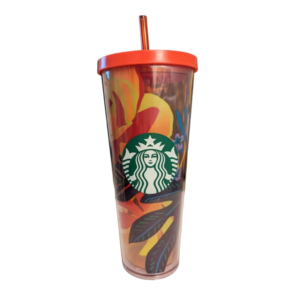 NWT Starbucks Summer 2022 Floral Venti Tumbler
